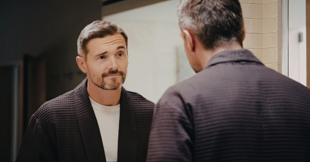 The fastest way to become the man you want to be isn’t more discipline — it’s noticing the small moments you abandon yourself in